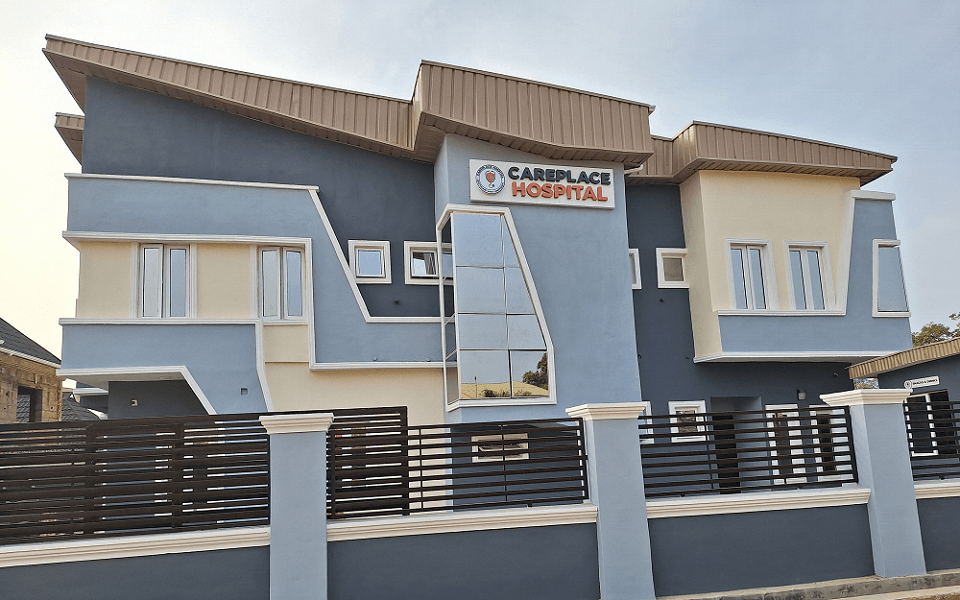 Careplace Hospital — front view of our dental clinic in Abeokuta