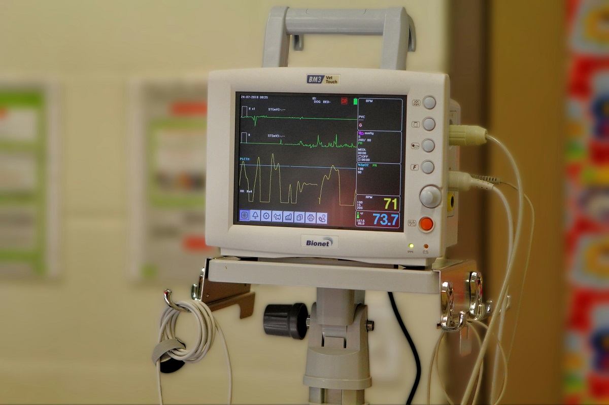 ECG machine used for heart checks at Careplace Hospital, Abeokuta